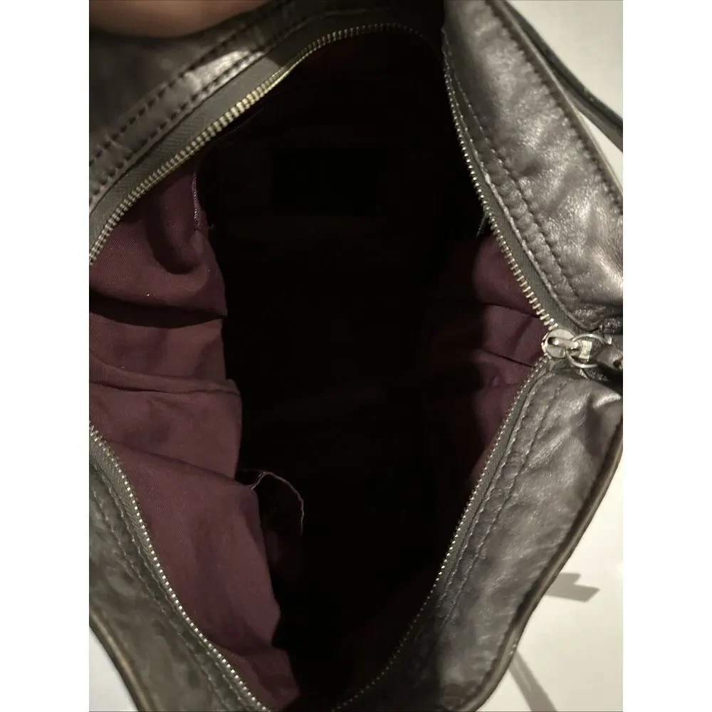 Coach‎ Women's Leather Zoe Convertible Shoulder ToCrossbody Hobo Bag Silver VTG